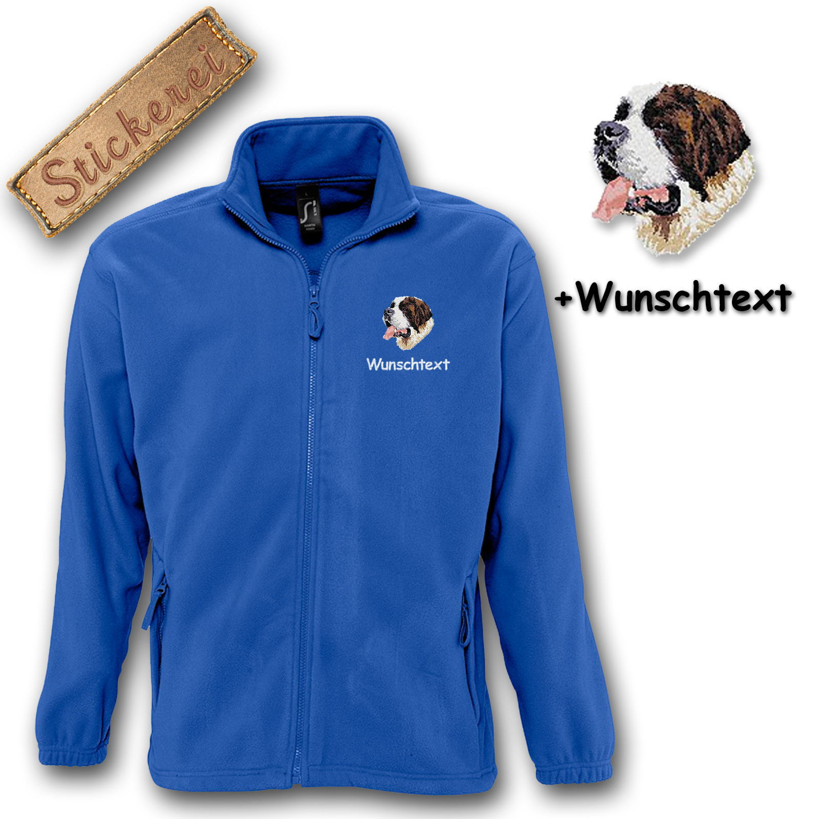 Fleecejacke Bernhardiner – Bild 4