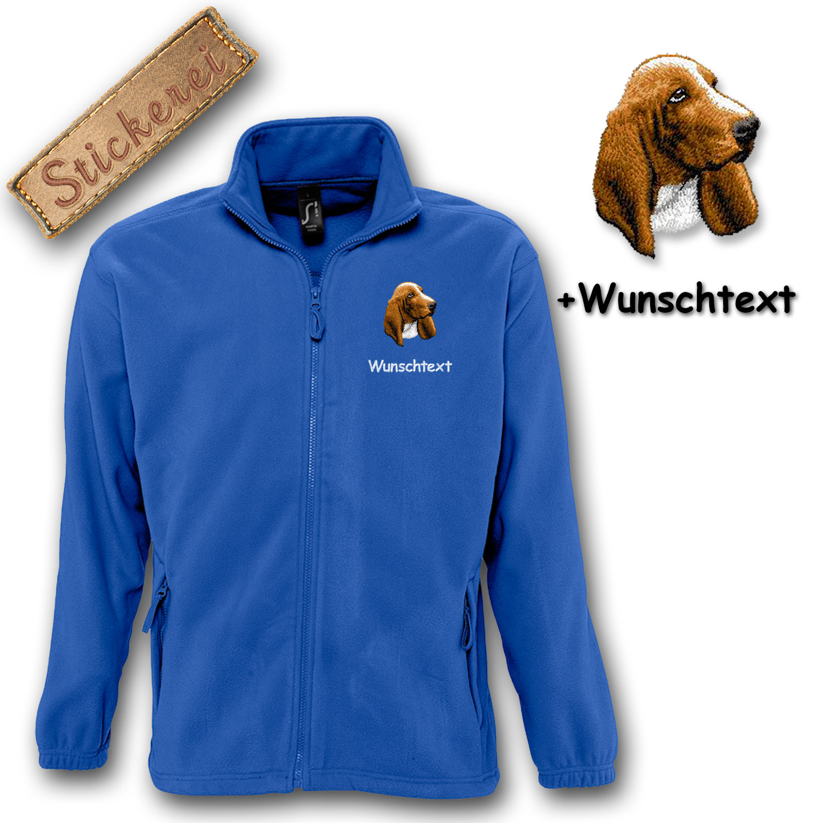 Fleecejacke Basset – Bild 4