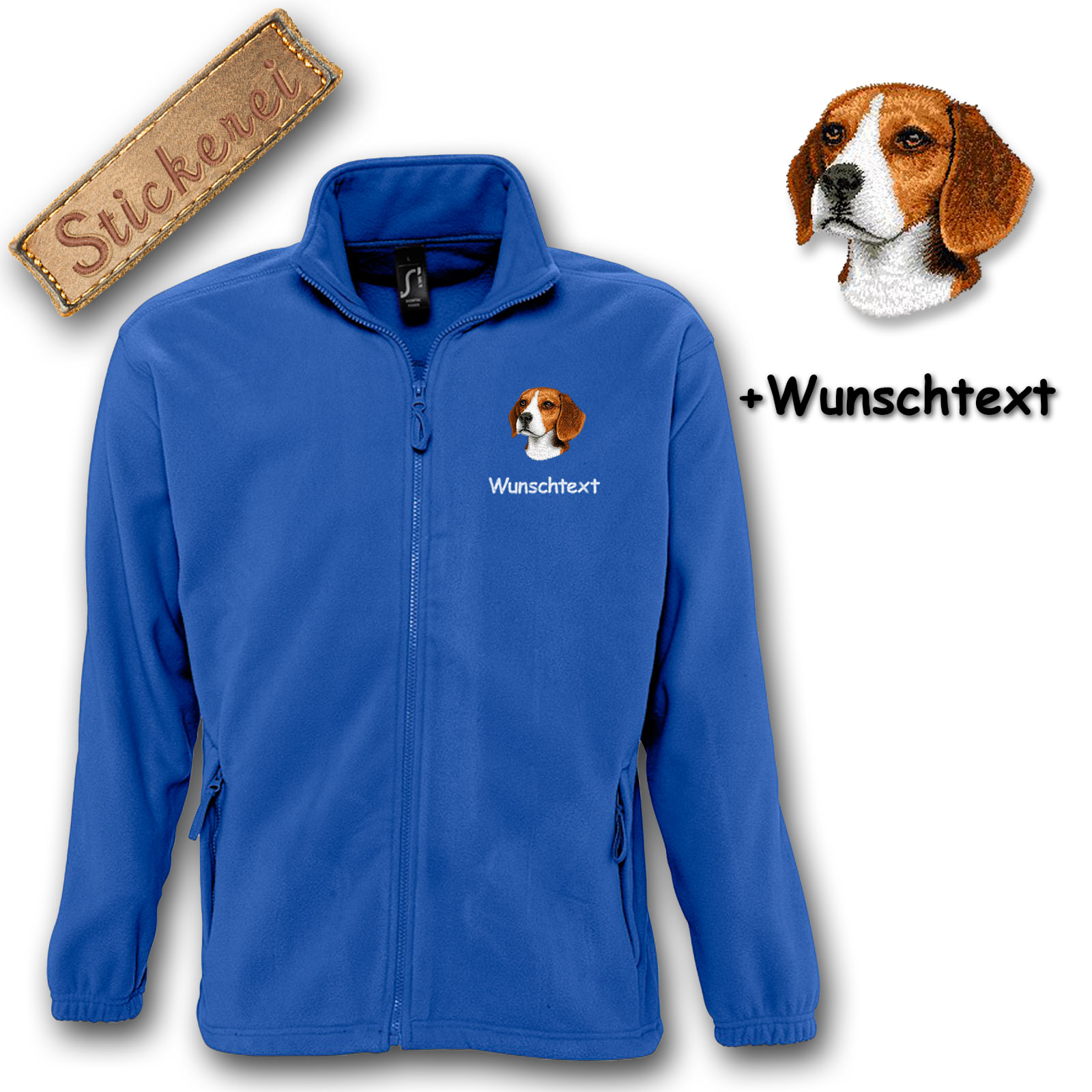 Fleecejacke Beagle – Bild 5