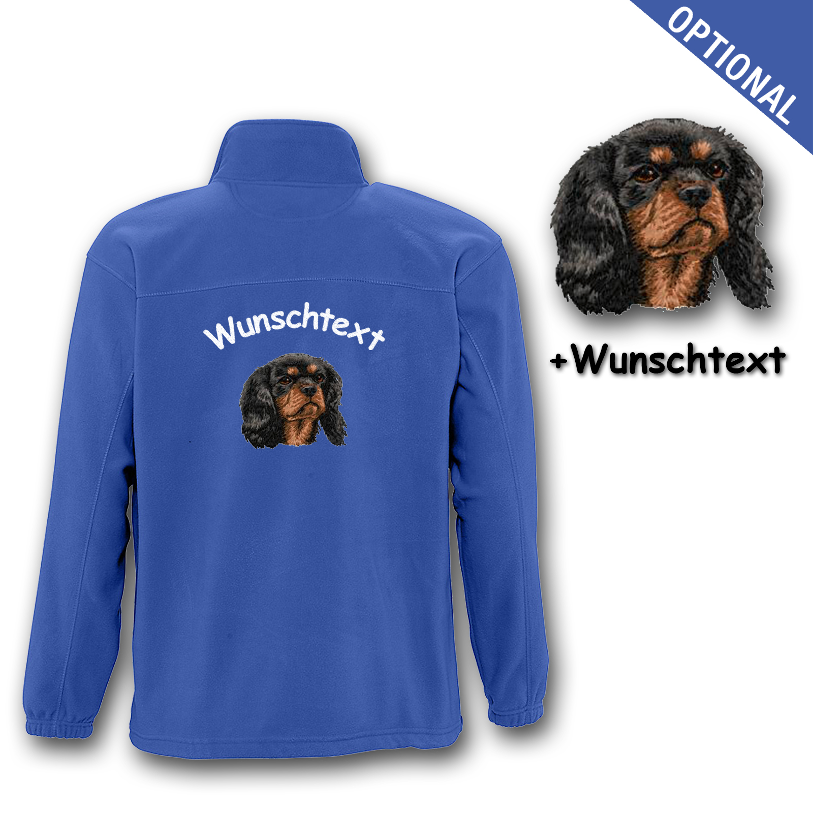 Fleecejacke Cavalier King Charles Spaniel – Bild 19