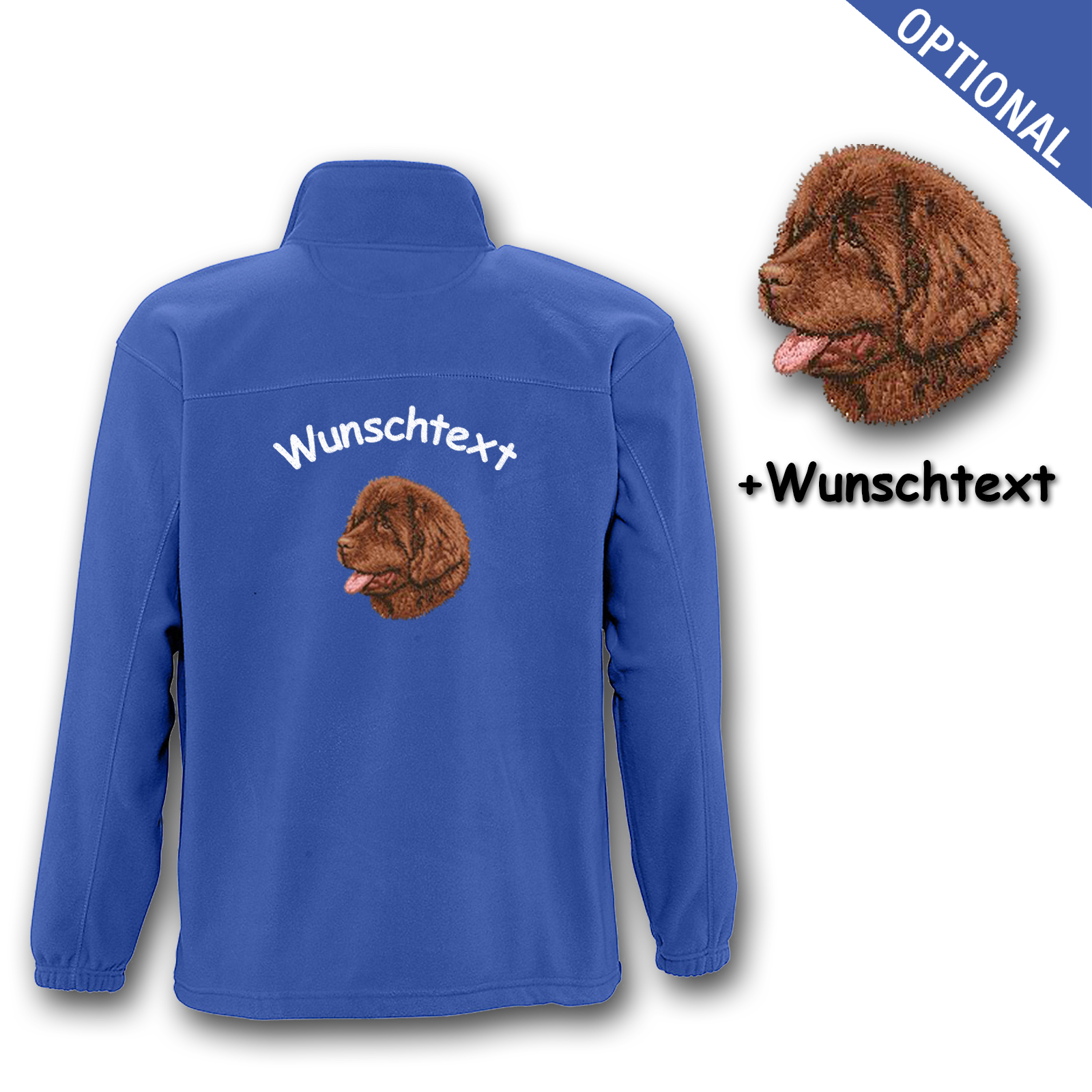 Fleecejacke Neufundländer – Bild 18