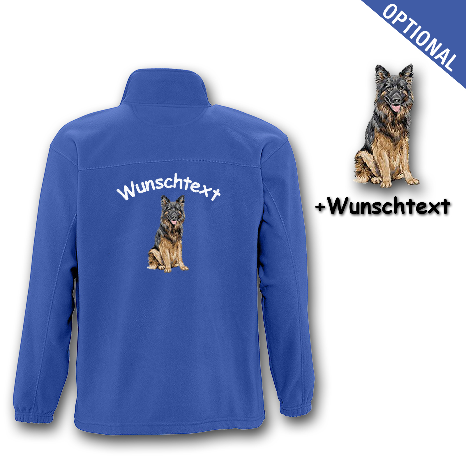 Fleecejacke Schäferhund – Bild 18