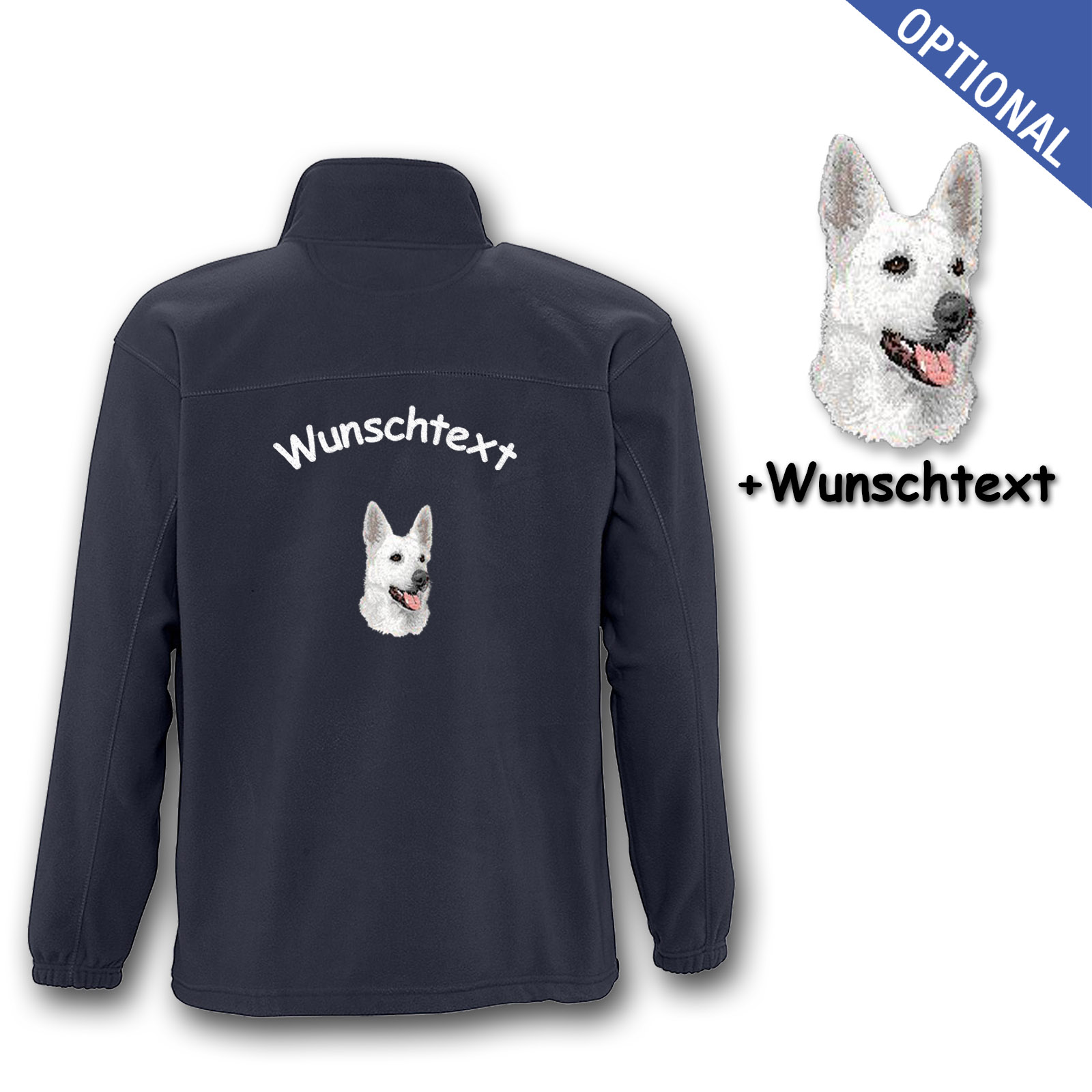 Kinder-Fleecejacke Schäferhund – Bild 7
