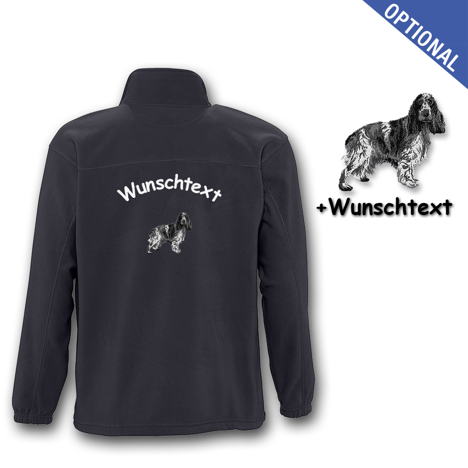 Kinder-Fleecejacke English Cocker Spaniel – Bild 7