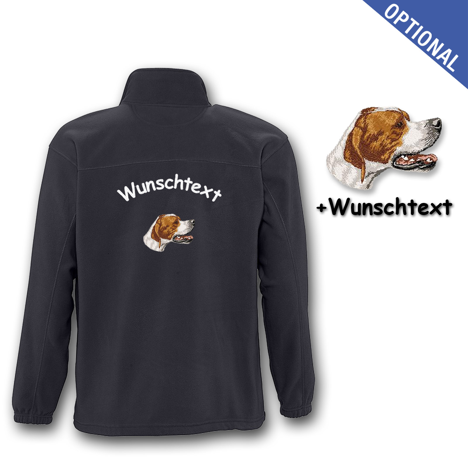 Kinder-Fleecejacke English Pointer – Bild 7