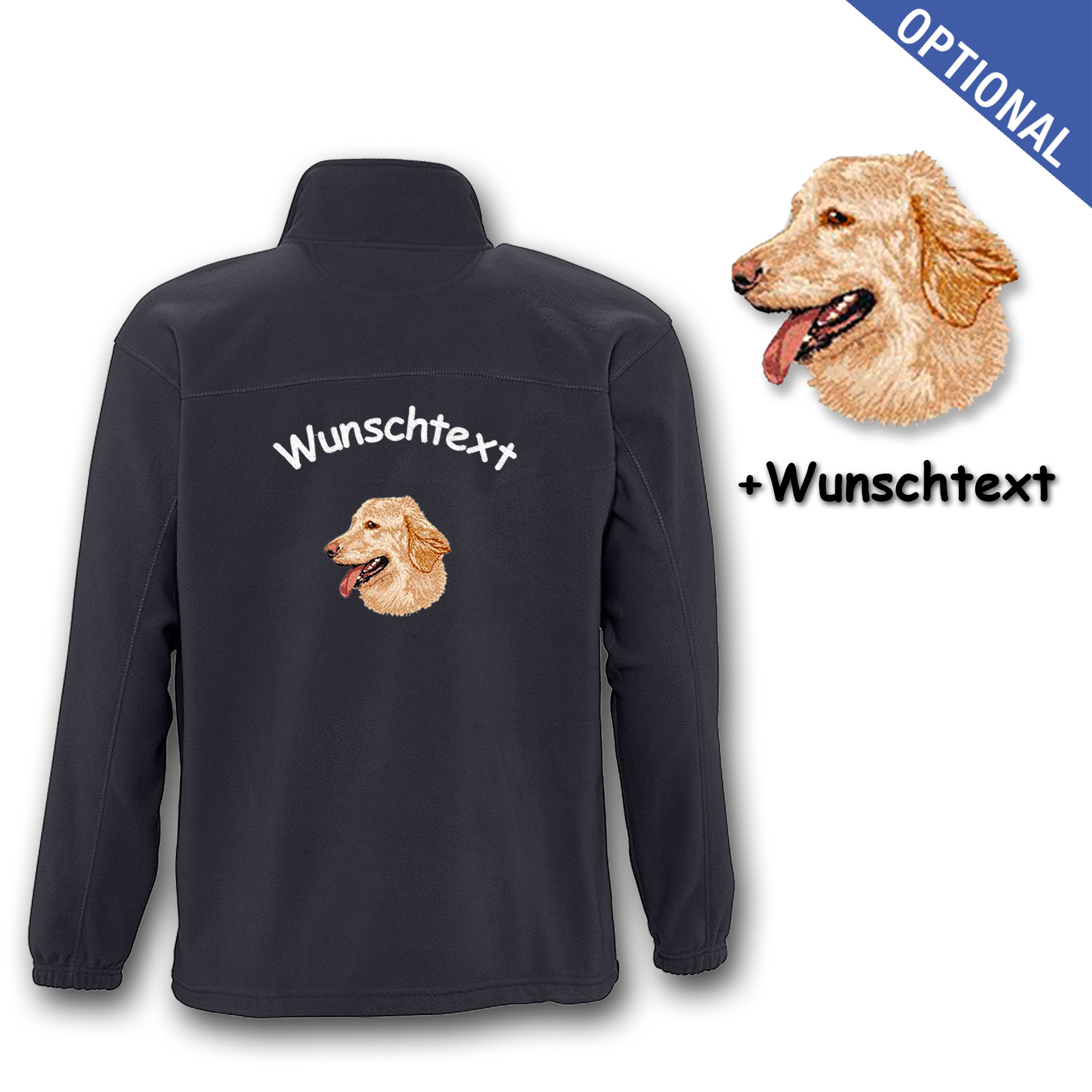 Kinder-Fleecejacke Hovawart – Bild 7