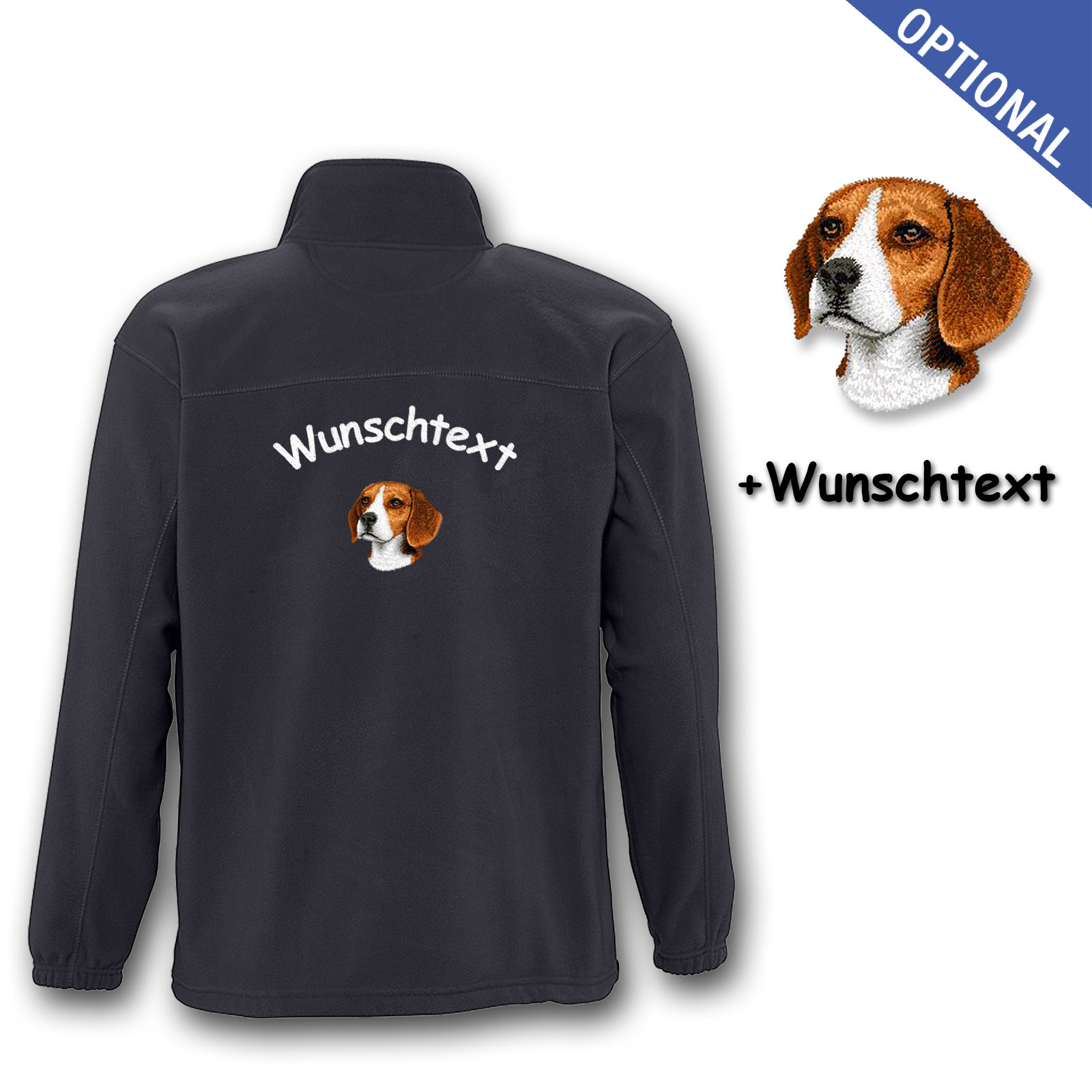 Kinder-Fleecejacke Beagle – Bild 7