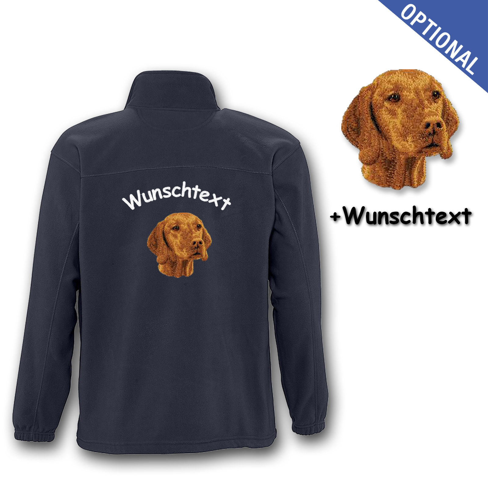Kinder-Fleecejacke Magyar Vizsla – Bild 7