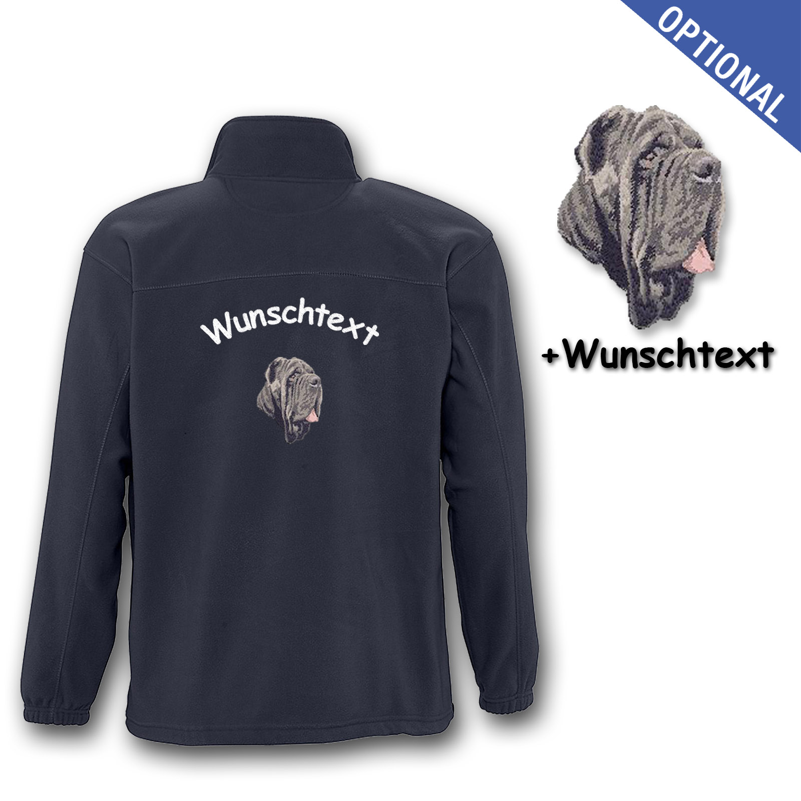 Kinder-Fleecejacke Mastino Napoletano – Bild 7