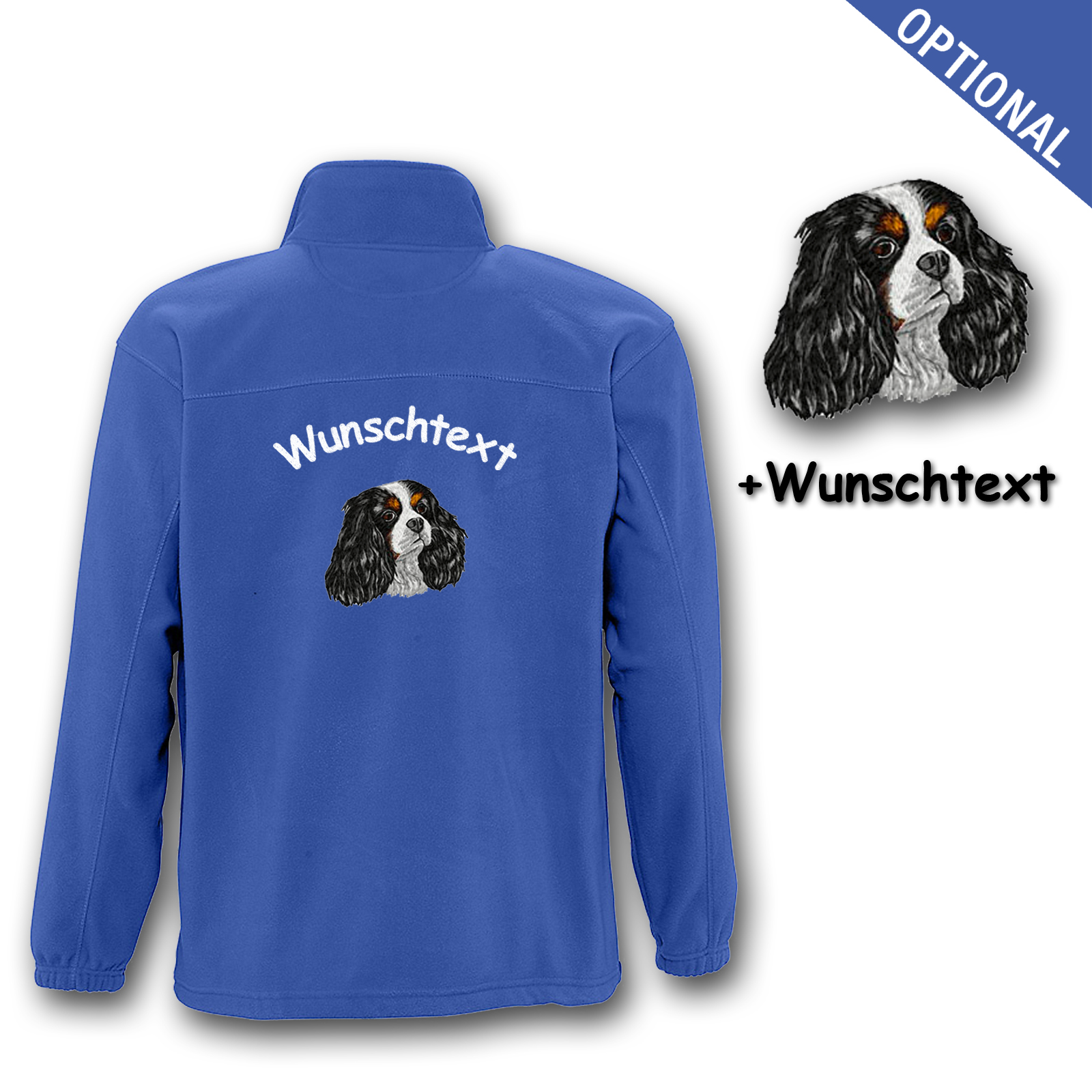 Fleecejacke Cavalier King Charles Spaniel – Bild 19