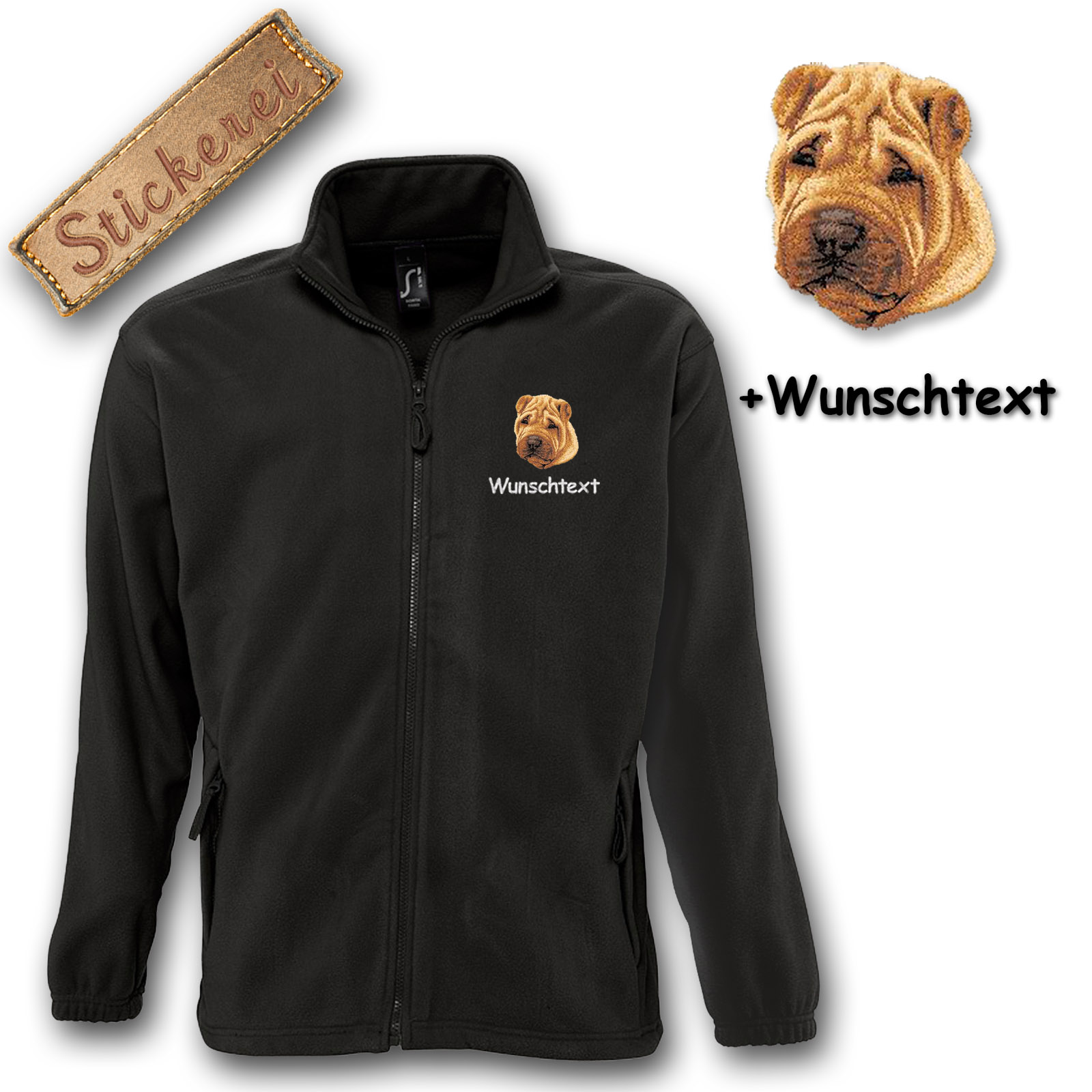 Fleecejacke Shar-Pei – Bild 18