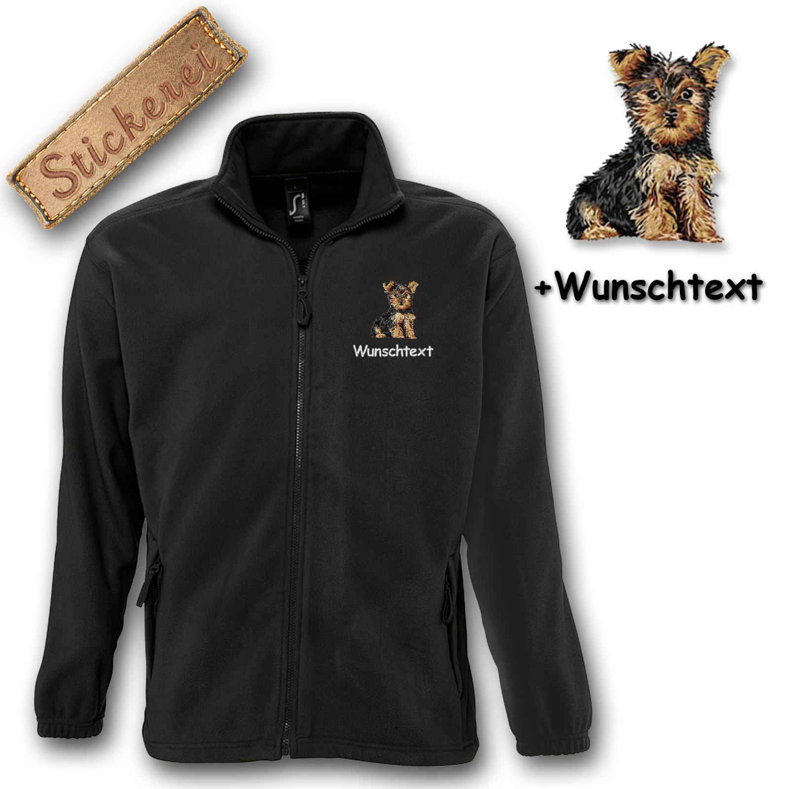 Fleecejacke Yorkshire Terrier – Bild 17