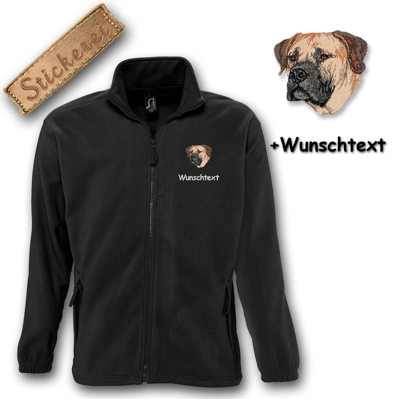 Kinder-Fleecejacke Boerboel – Bild 2