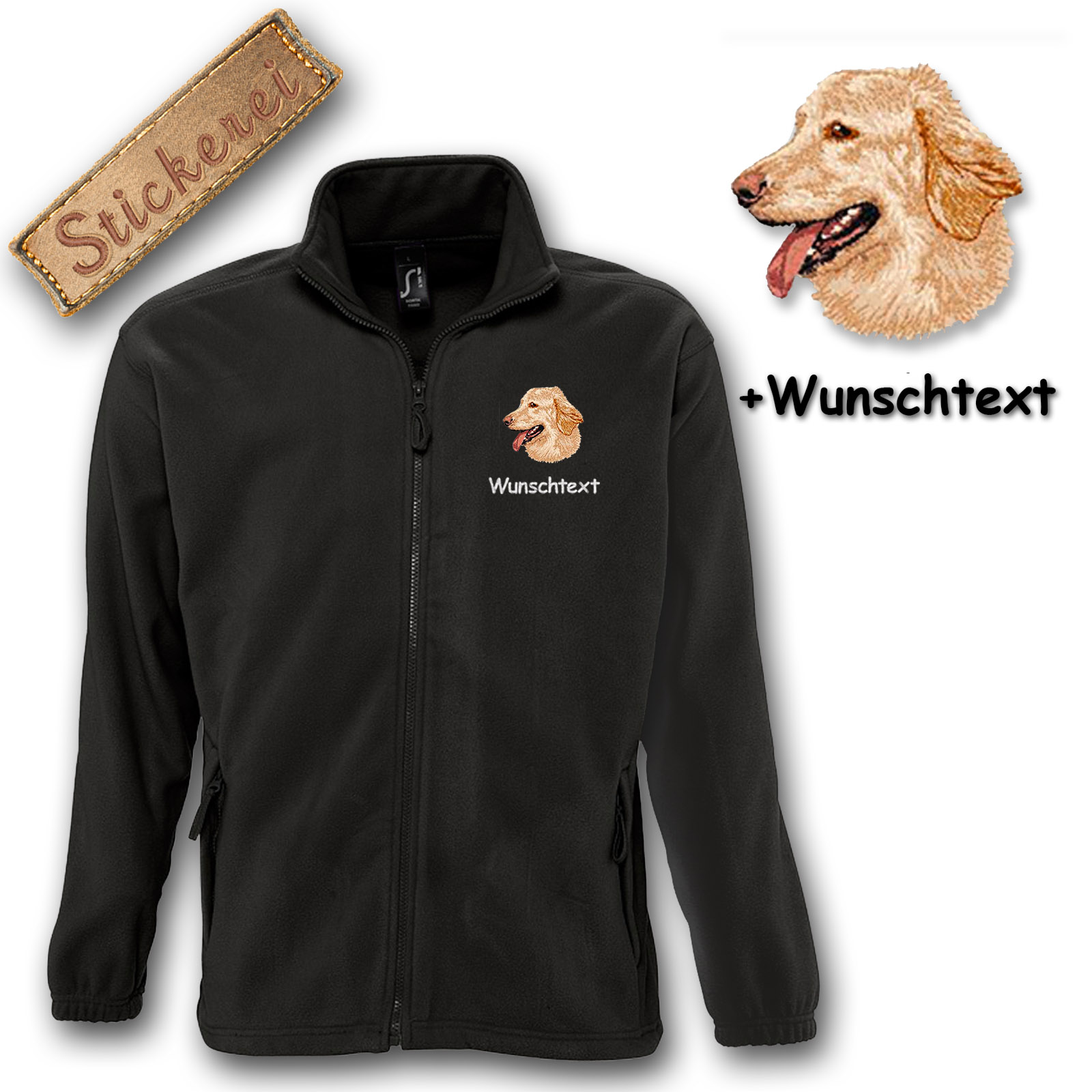 Kinder-Fleecejacke Hovawart – Bild 2