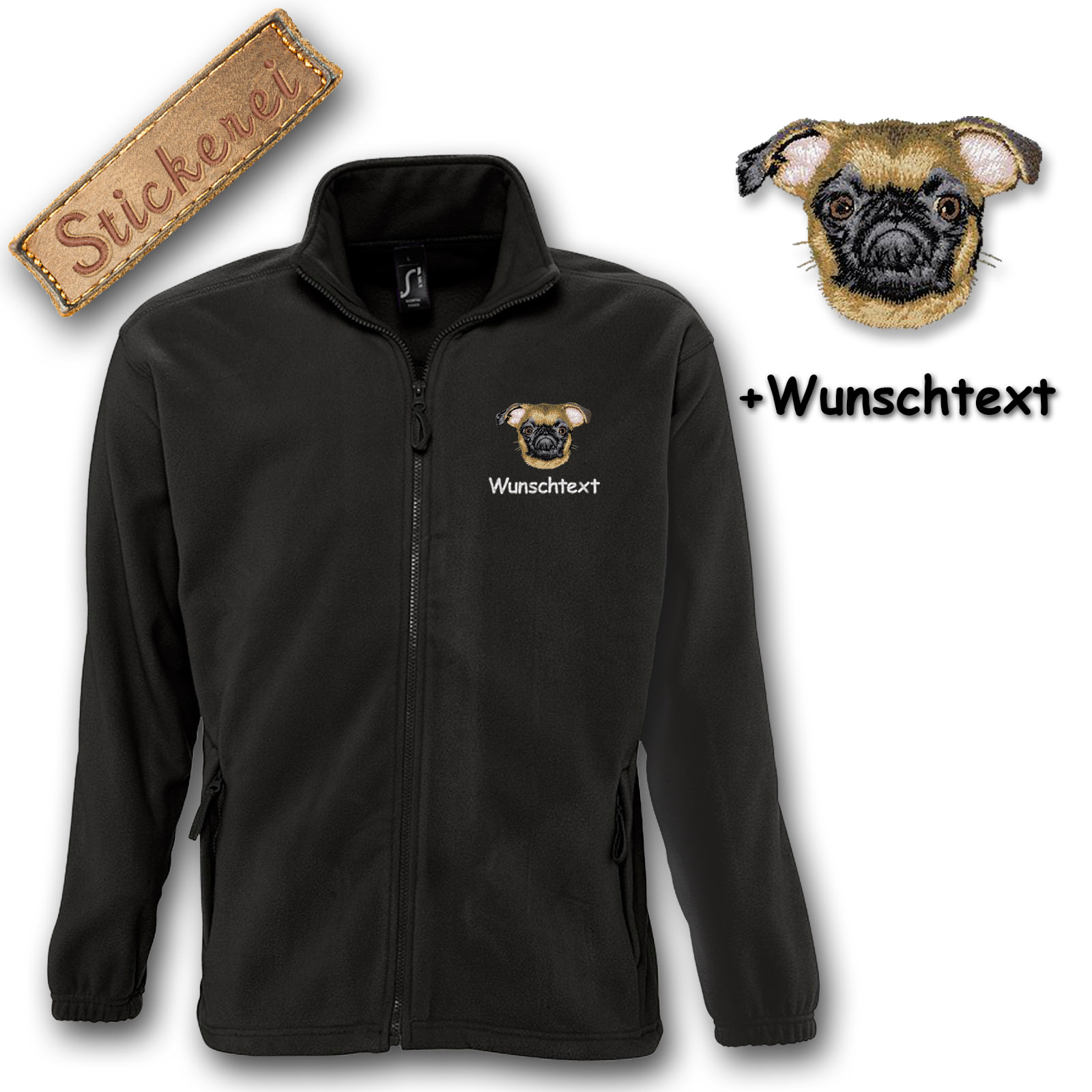 Kinder-Fleecejacke Kleiner Brabanter – Bild 2