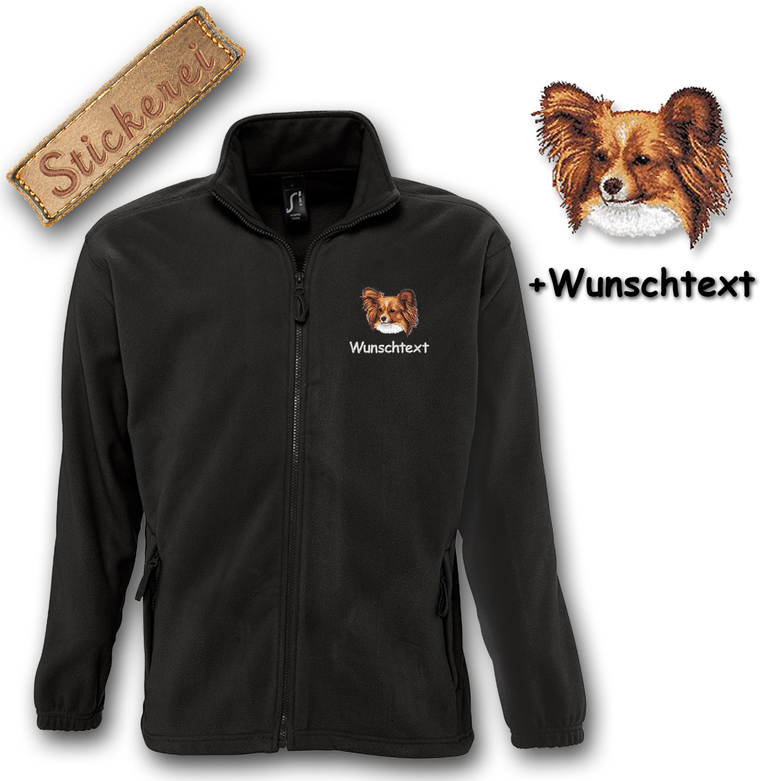 Kinder-Fleecejacke Papillon – Bild 2