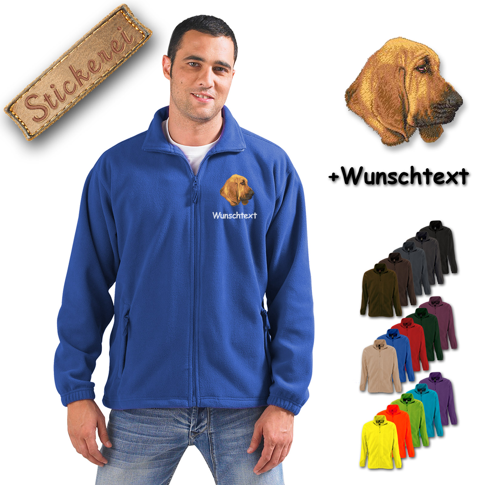 Fleecejacke Bloodhound