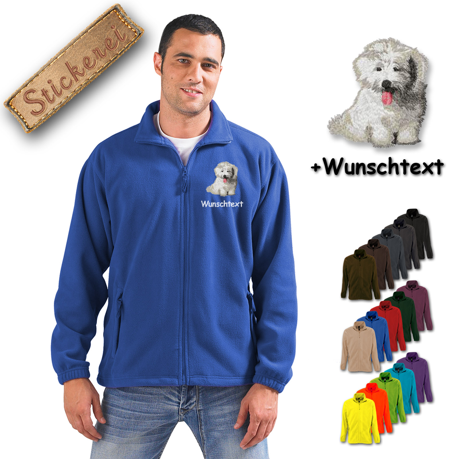 Fleecejacke Coton de Tuléar