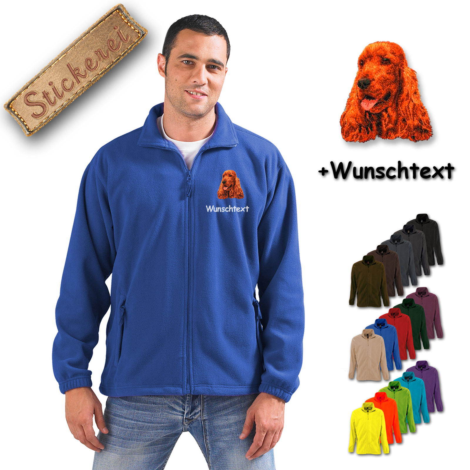 Fleecejacke Cocker Spaniel