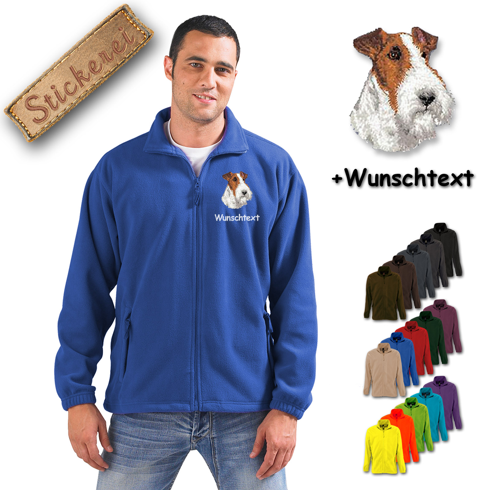 Fleecejacke Fox Terrier