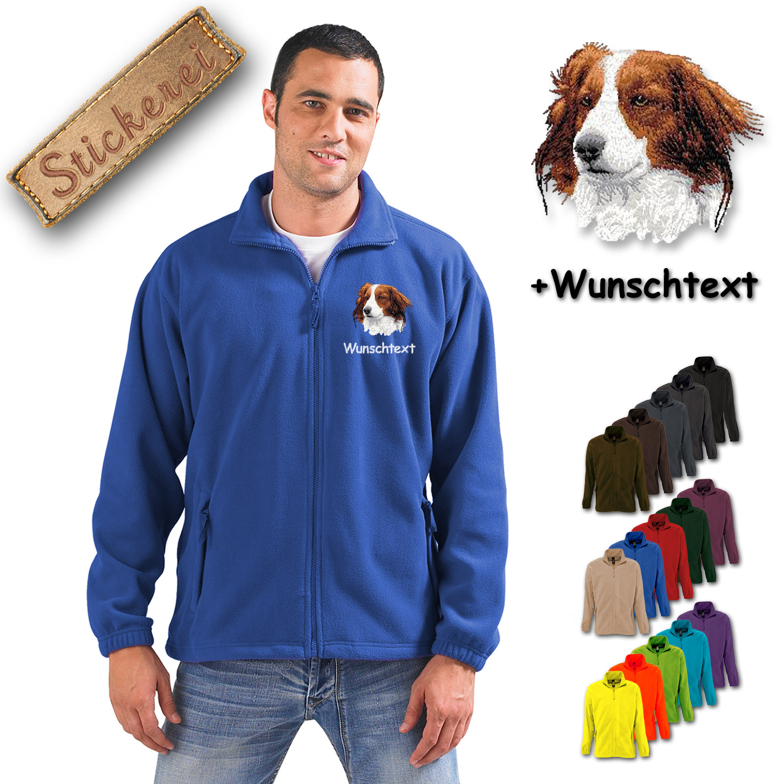 Fleecejacke Kooikerhondje