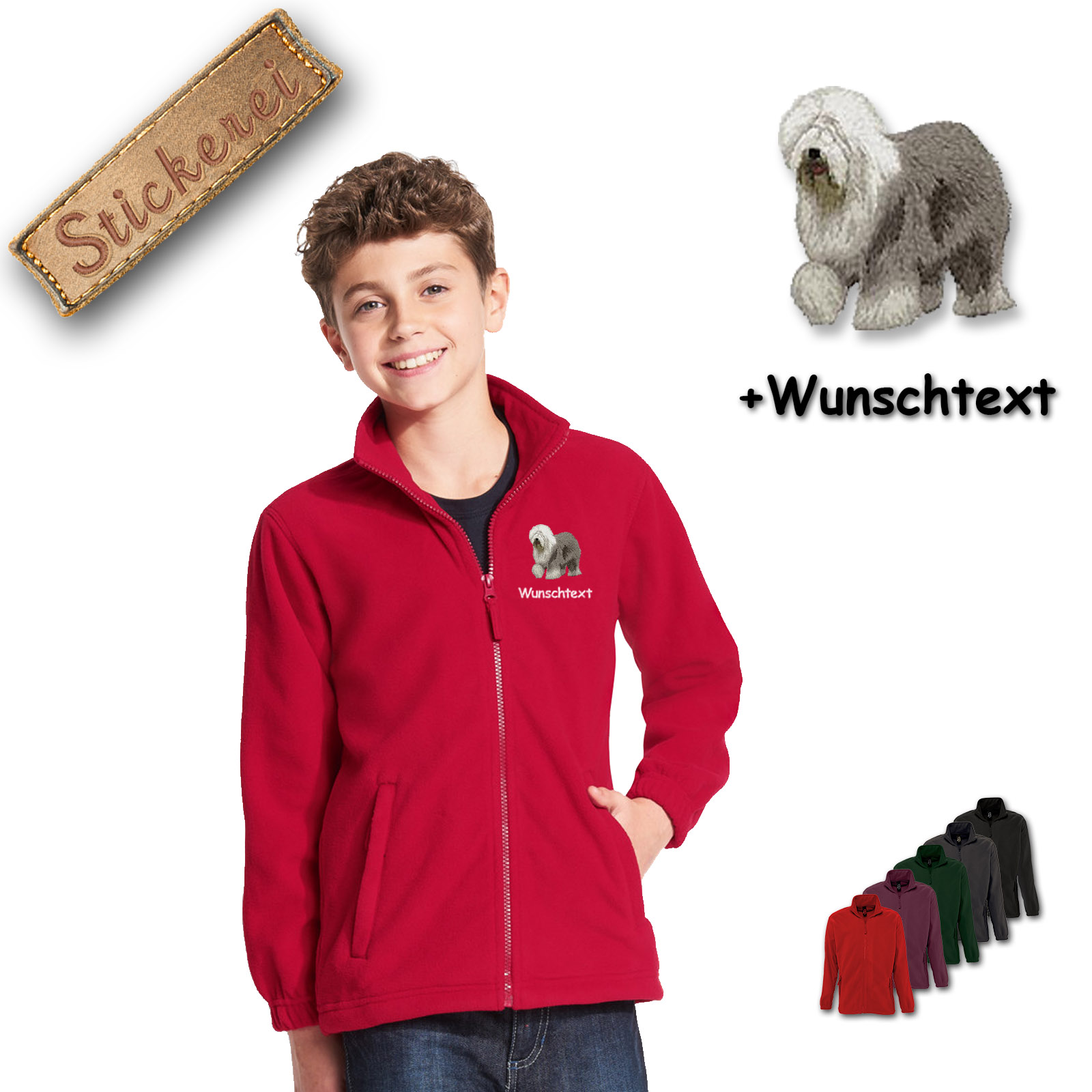 Kinder-Fleecejacke Bobtail