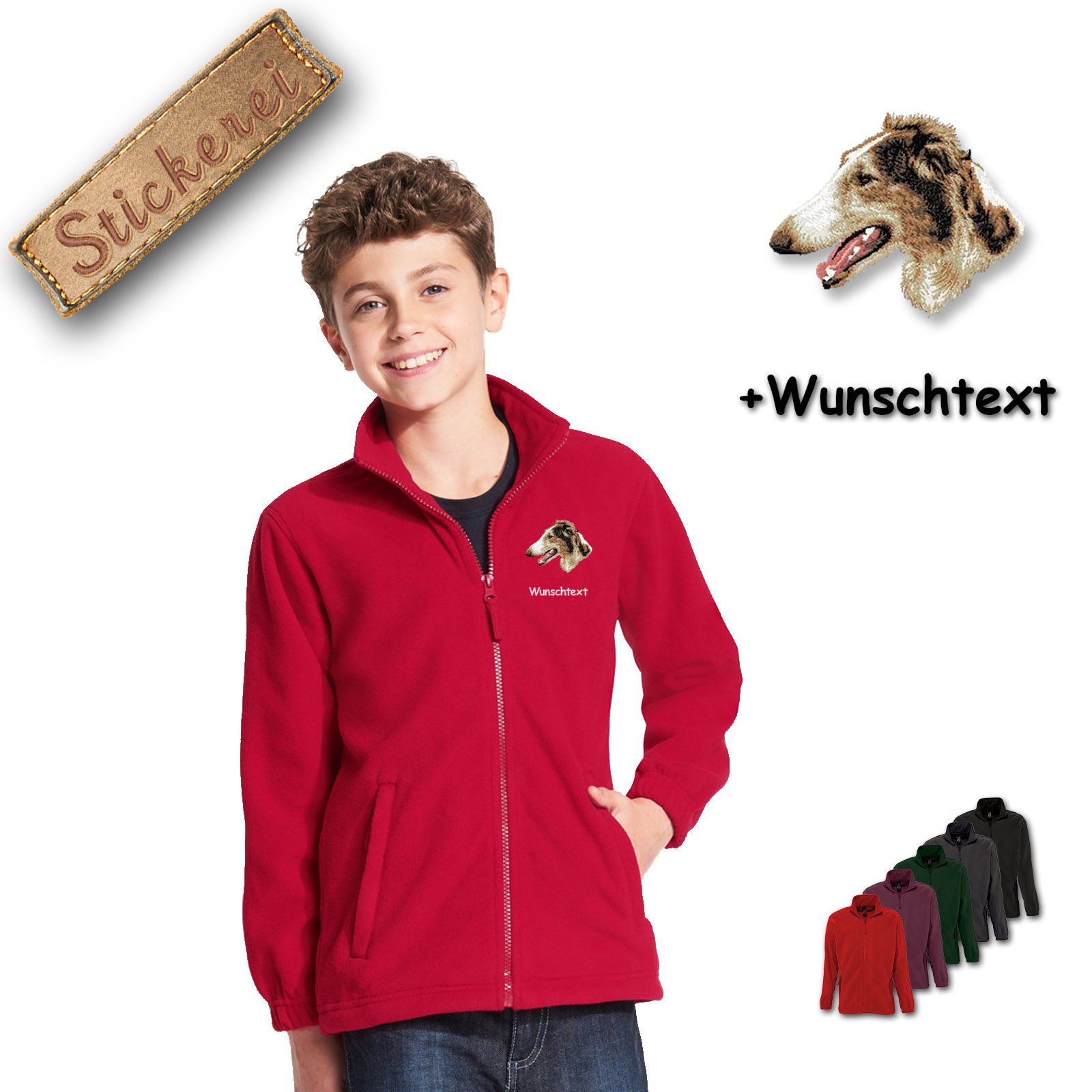 Kinder-Fleecejacke Barsoi