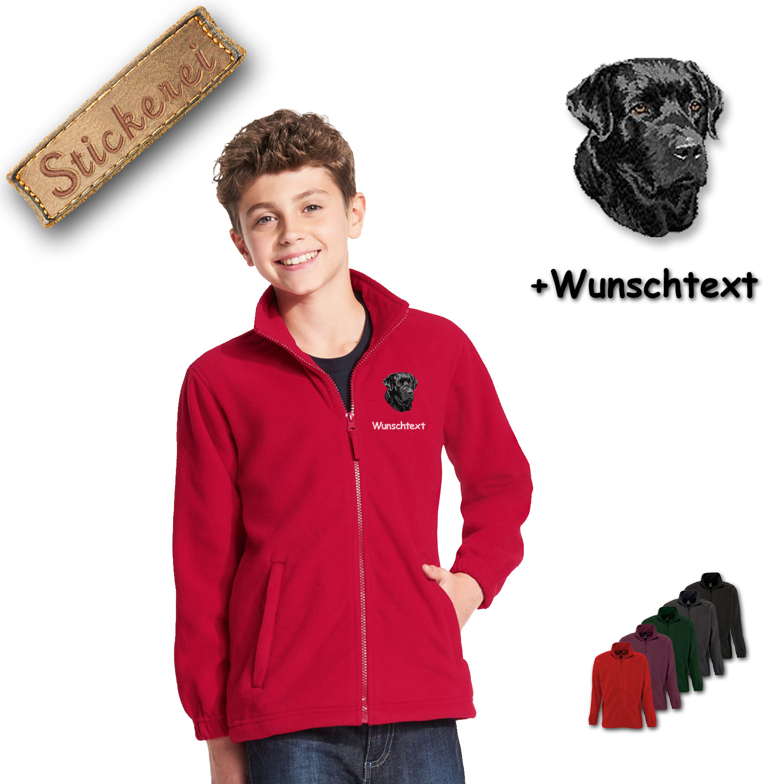 Kinder-Fleecejacke Labrador