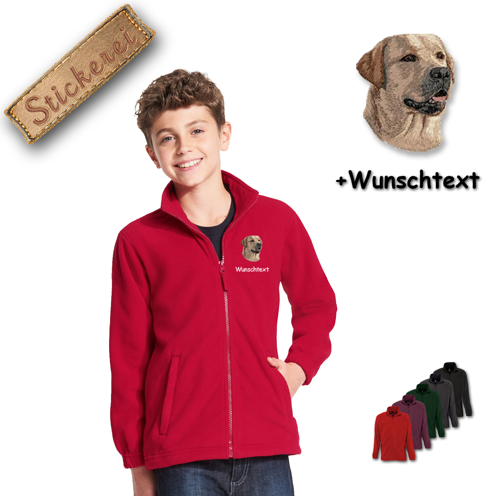 Kinder-Fleecejacke Labrador