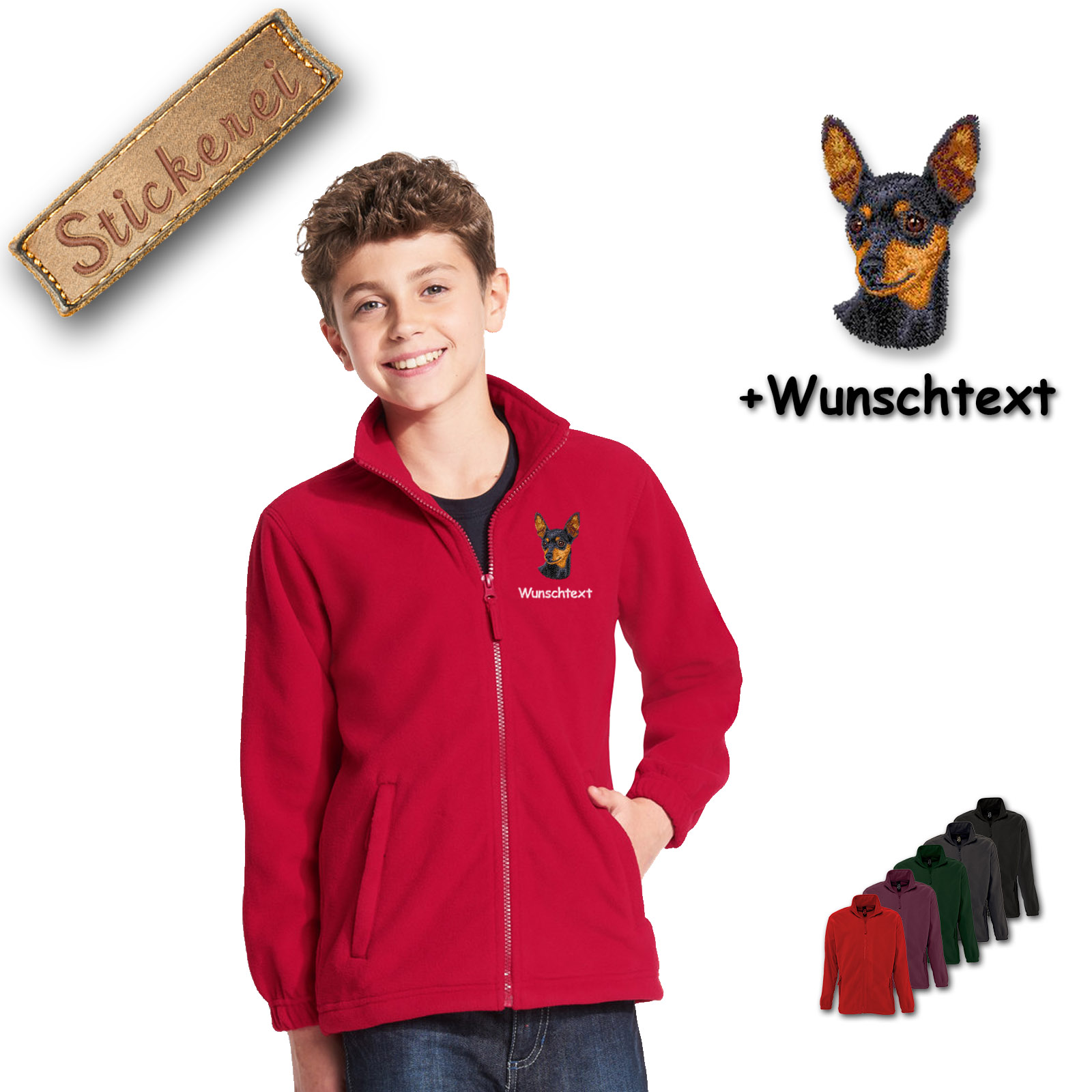 Kinder-Fleecejacke Pincher