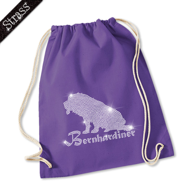 Strass Turnbeutel Bernhardiner – Bild 9