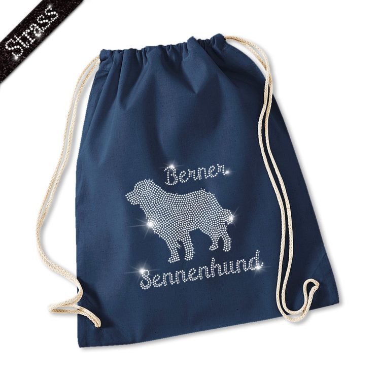 Strass Turnbeutel Berner Sennenhund – Bild 6