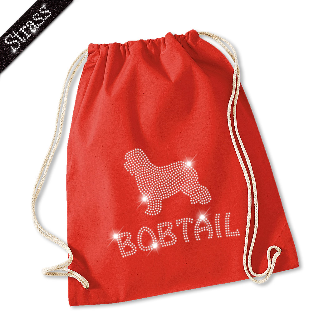 Strass Turnbeutel Bobtail – Bild 4