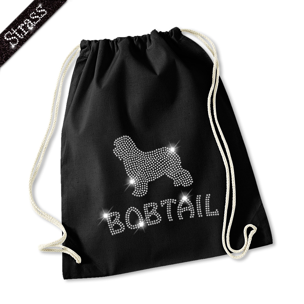 Strass Turnbeutel Bobtail – Bild 2
