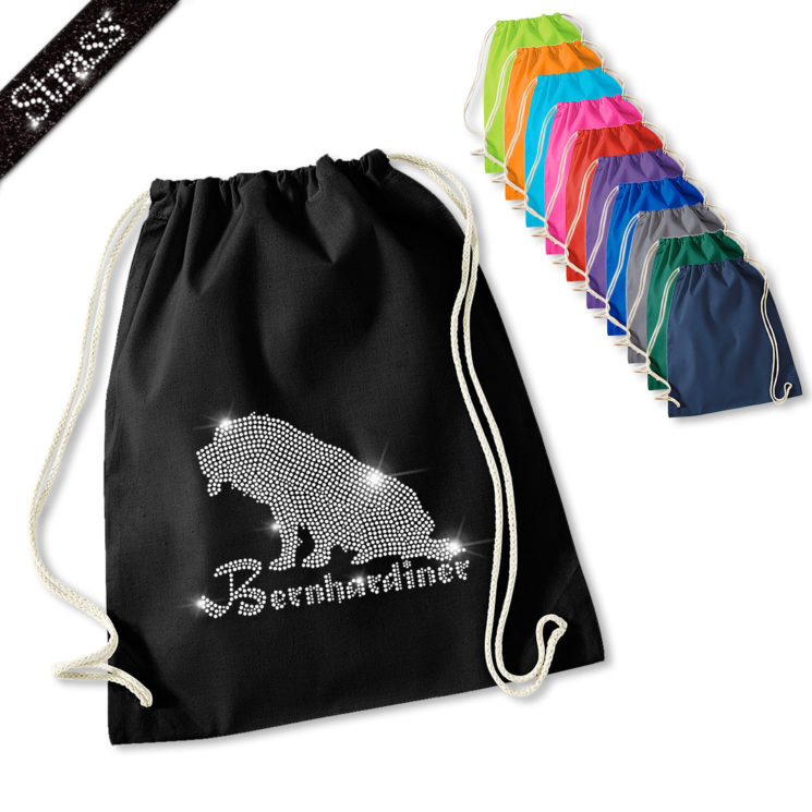 Strass Turnbeutel Bernhardiner