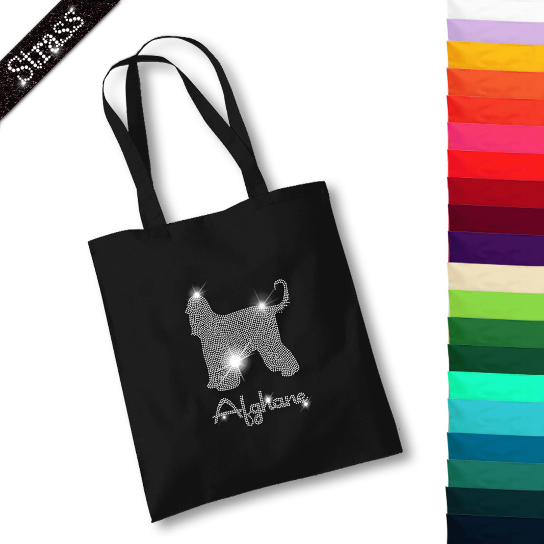 Beutel Strass Afghanischer Windhund