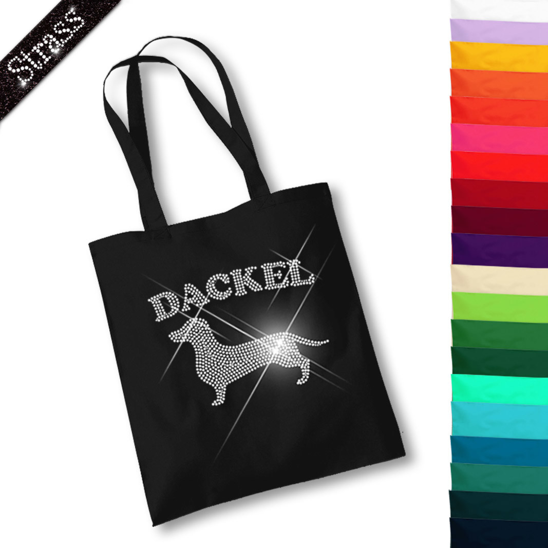 Beutel Strass Dackel