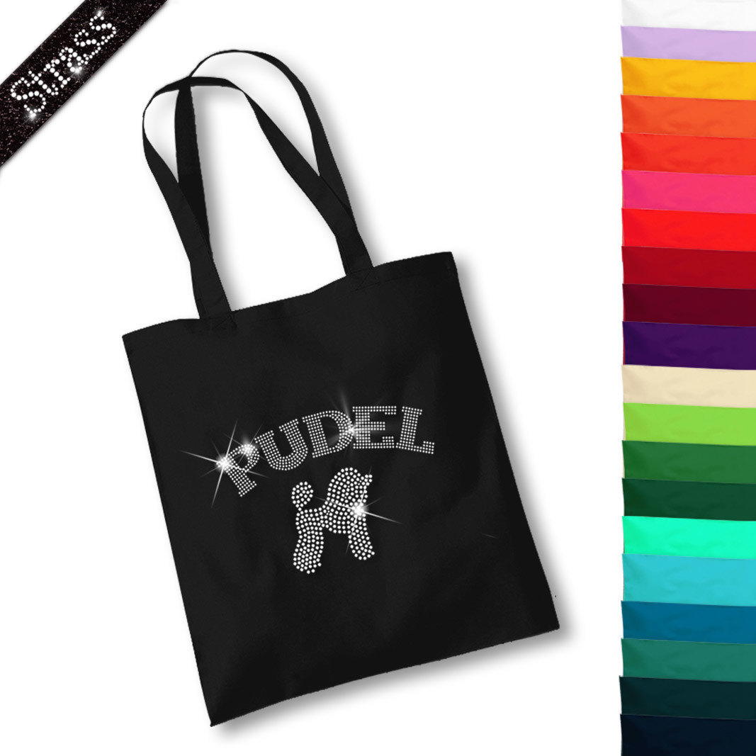Beutel Strass Pudel