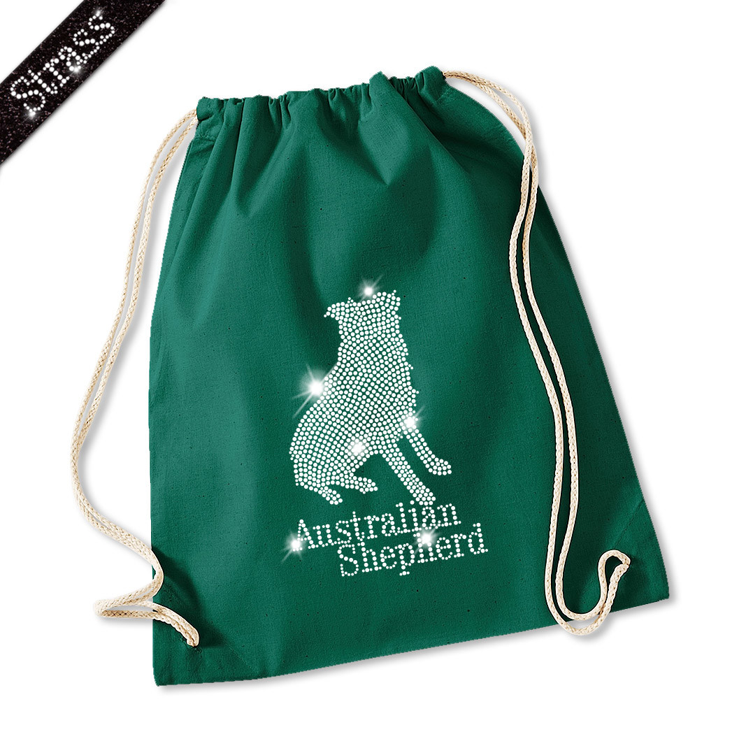 Strass Turnbeutel Australian Shepherd – Bild 2