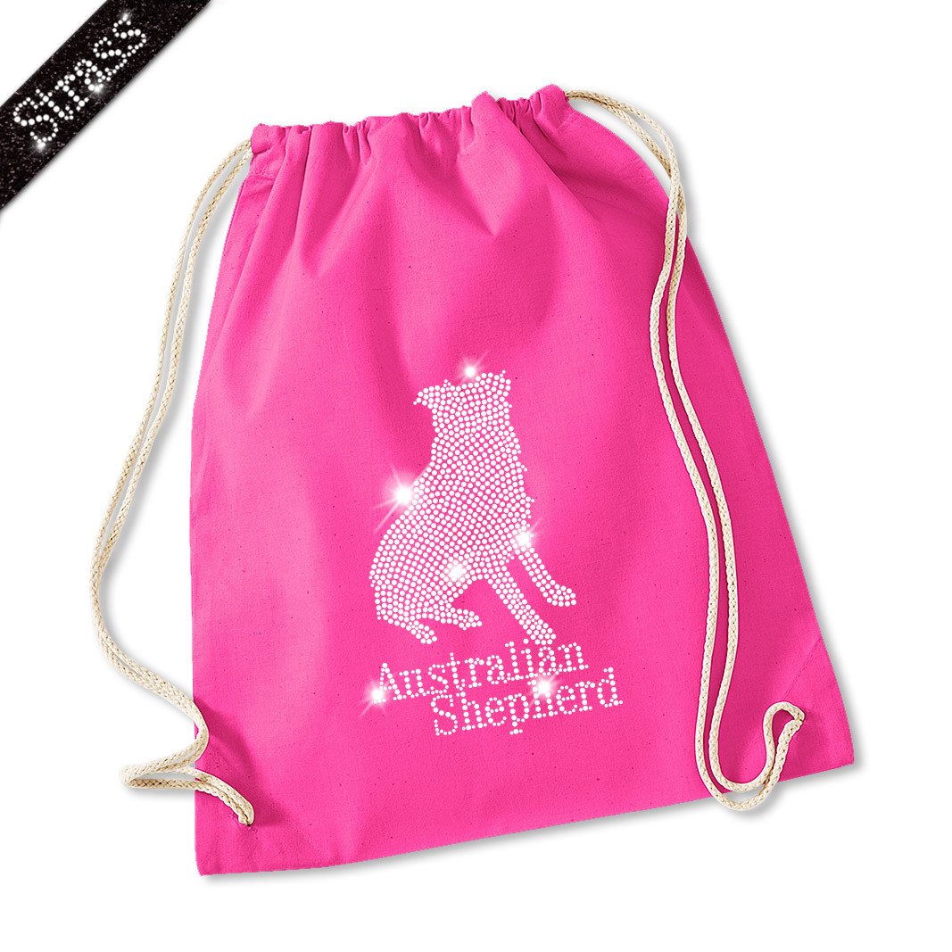 Strass Turnbeutel Australian Shepherd – Bild 3