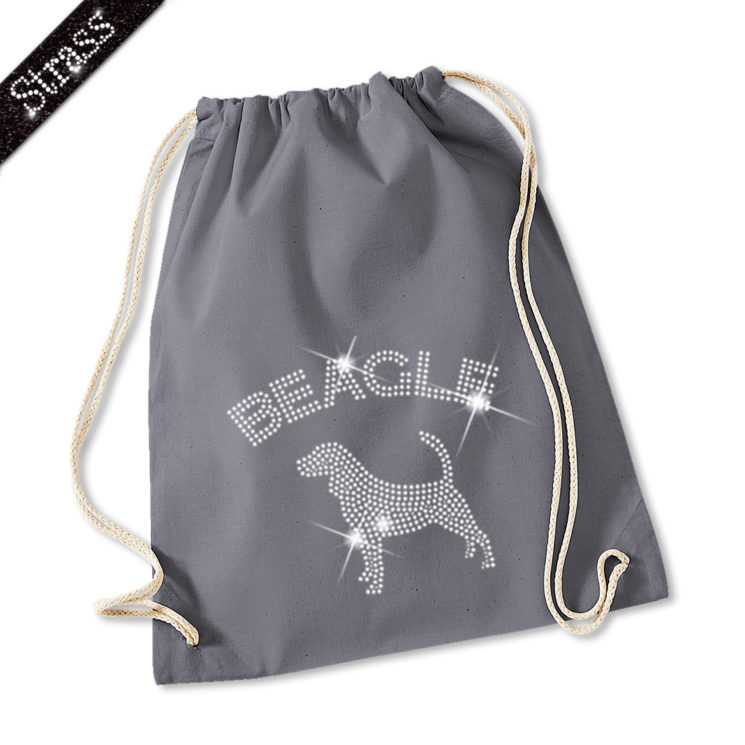 Strass Turnbeutel Beagle – Bild 4