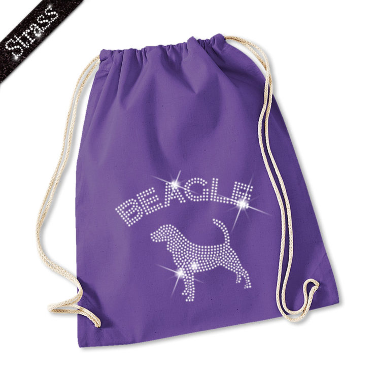 Strass Turnbeutel Beagle – Bild 6