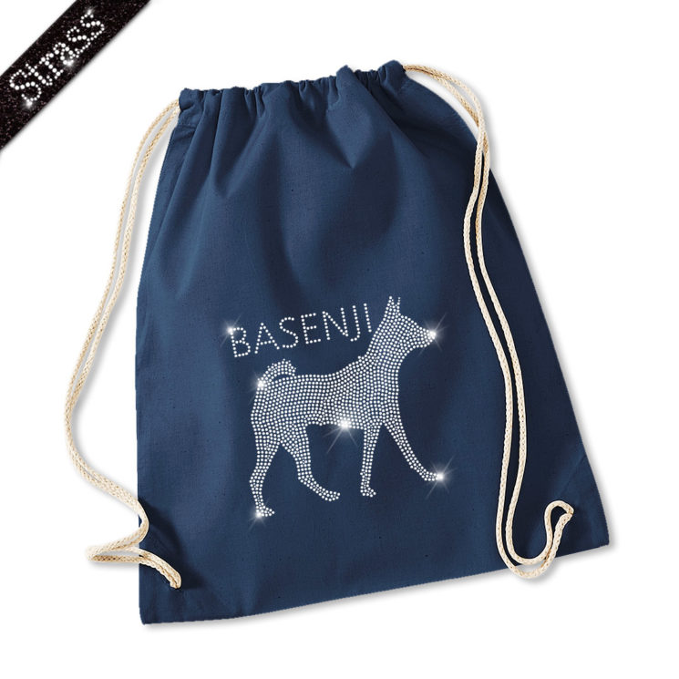 Strass Turnbeutel Basenji – Bild 8