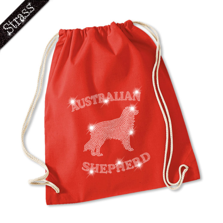 Strass Turnbeutel Australian Shepherd – Bild 10