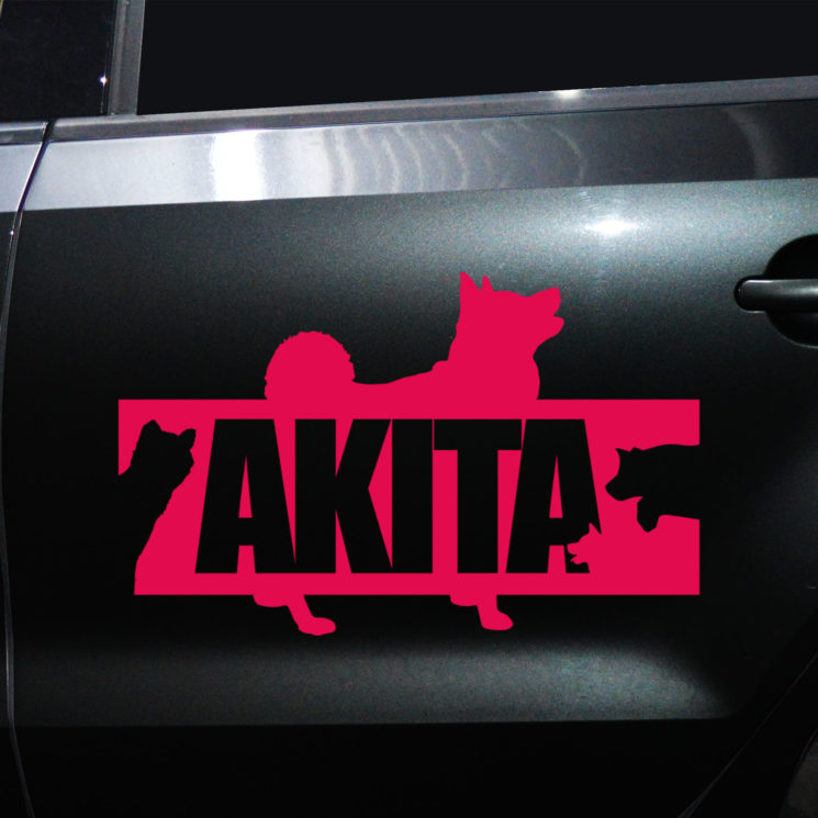 Autoaufkleber Akita – Bild 5