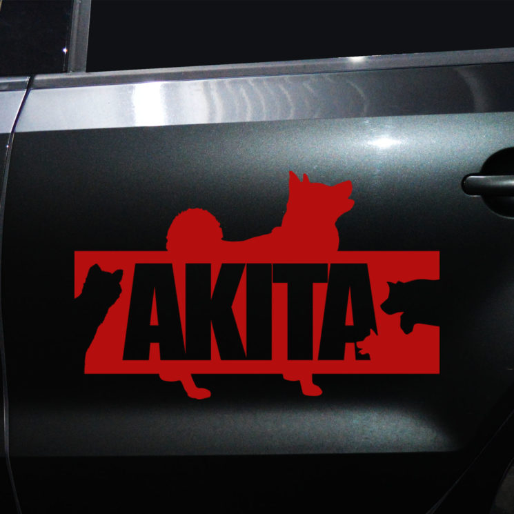 Autoaufkleber Akita – Bild 6