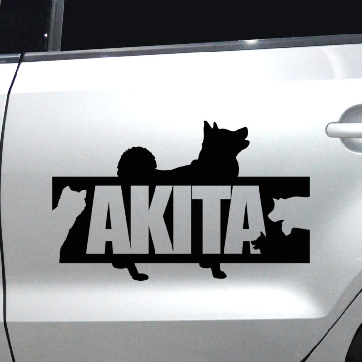 Autoaufkleber Akita – Bild 8