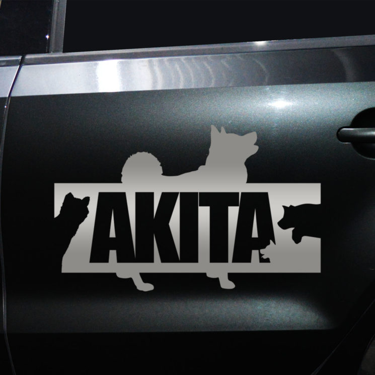 Autoaufkleber Akita – Bild 9