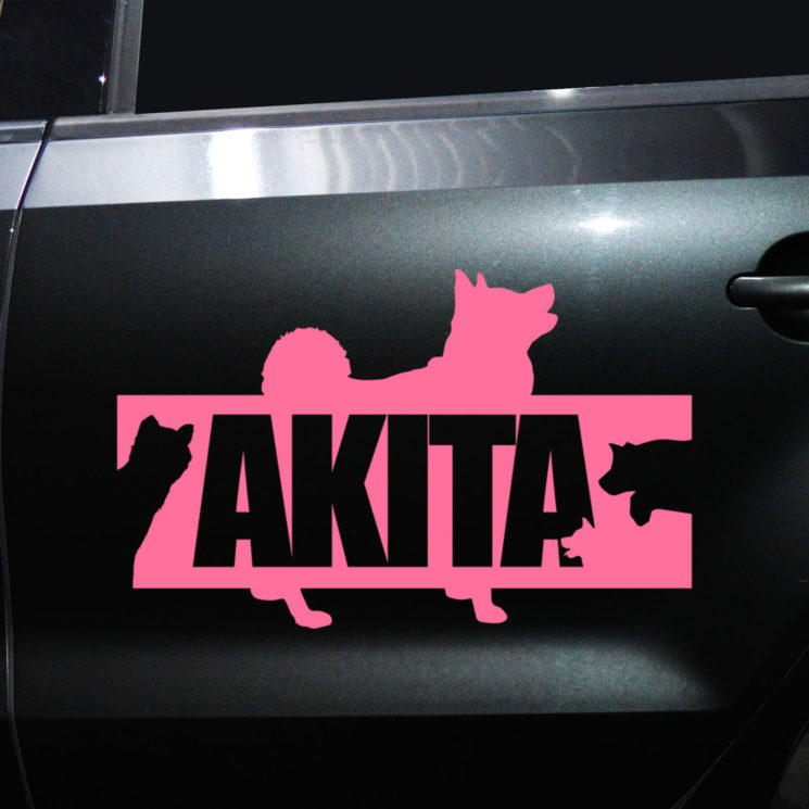 Autoaufkleber Akita – Bild 10