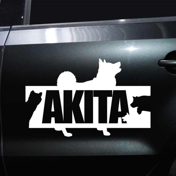 Autoaufkleber Akita – Bild 11